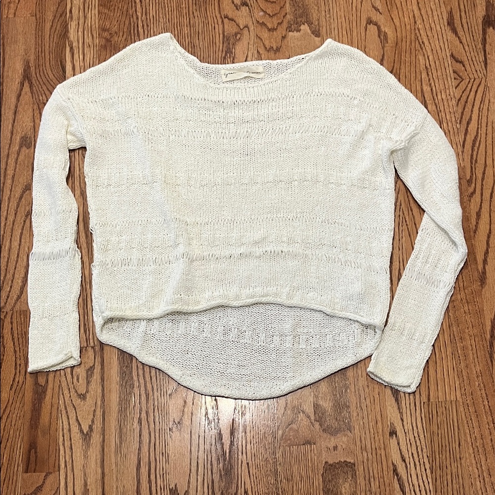 Elegant Open Knit Sweater